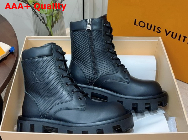 LV Checker Ranger Boot in Black Epi Glazed Calf Leather 1AD9T5 Replica