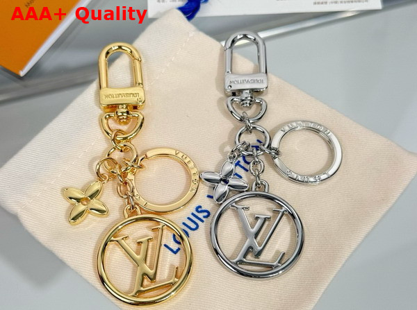 LV Circle Bag Charm Key Holder Golden Brass Finishing M01653 Replica
