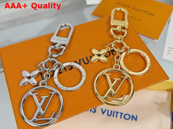 LV Circle Bag Charm Key Holder Golden Brass Finishing M01653 Replica