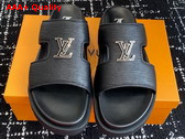 LV Citybreak Mule in Black Epi Grained Calf Leather 1ACVWZ Replica