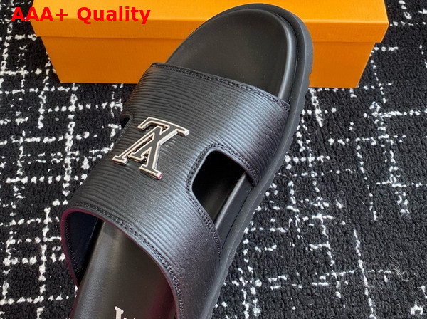 LV Citybreak Mule in Black Epi Grained Calf Leather 1ACVWZ Replica