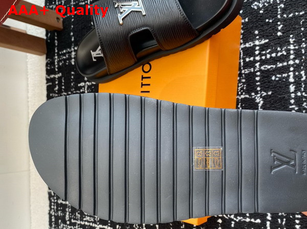 LV Citybreak Mule in Black Epi Grained Calf Leather 1ACVWZ Replica