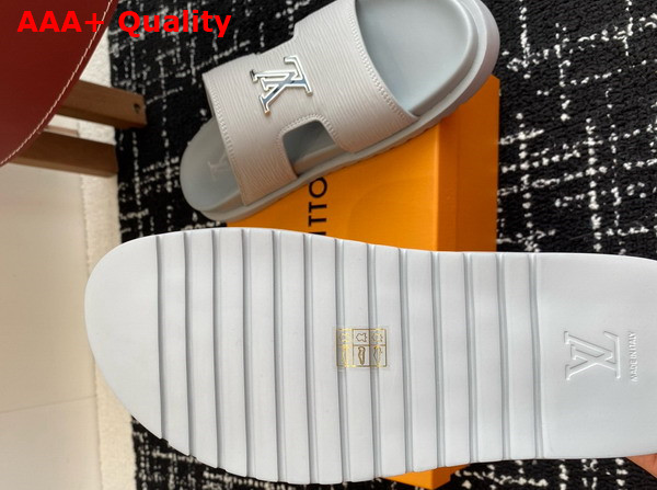 LV Citybreak Mule in Light Blue Epi Grained Calf Leather Replica