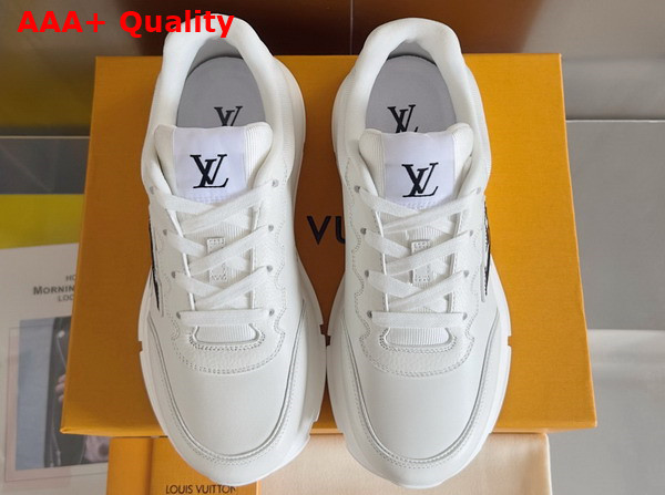LV Classic Sneaker in White Plain Calf Leather 1AHSTF Replica