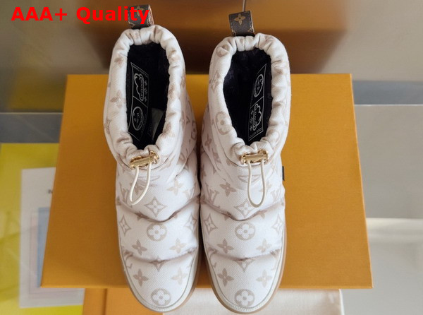 LV Cloud Ankle Boot Sneaker in Beige Coshgora 1AISHV Replica