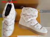 LV Cloud Ankle Boot Sneaker in Beige Coshgora 1AISHV Replica