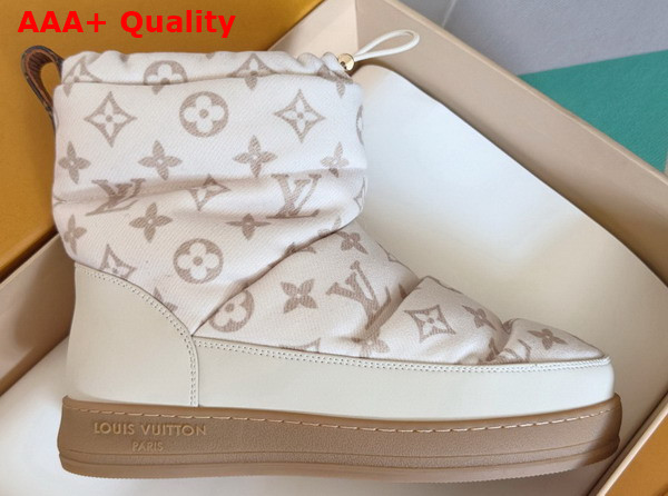 LV Cloud Ankle Boot Sneaker in Beige Coshgora 1AISHV Replica