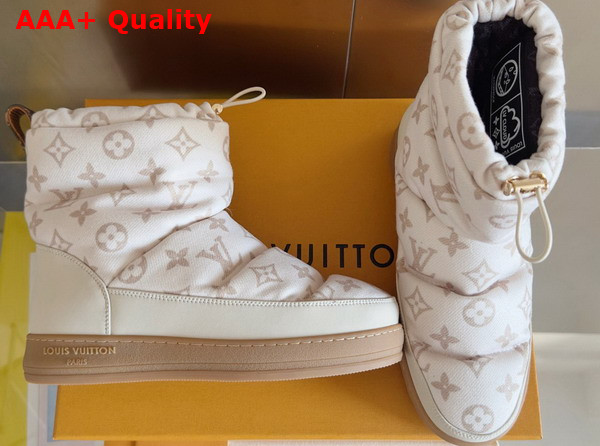 LV Cloud Ankle Boot Sneaker in Beige Coshgora 1AISHV Replica