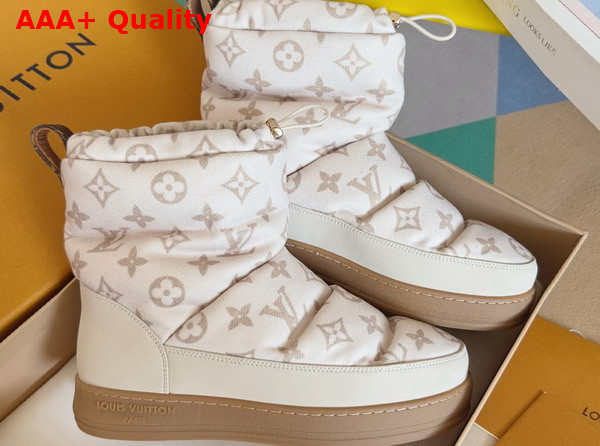 LV Cloud Ankle Boot Sneaker in Beige Coshgora 1AISHV Replica