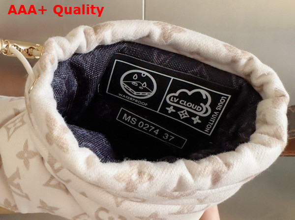 LV Cloud Ankle Boot Sneaker in Beige Coshgora 1AISHV Replica