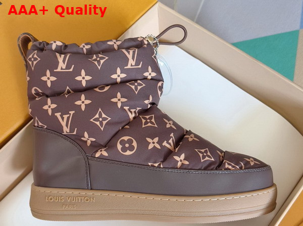 LV Cloud Ankle Boot Sneaker in Cocao Brown Monogram Nylon 1AIVG3 Replica