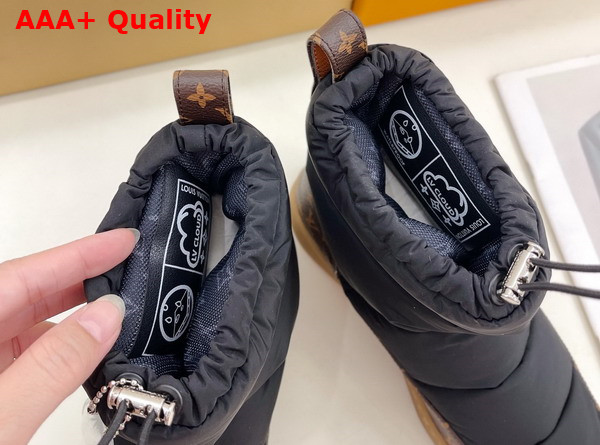 LV Cloud Ankle Boot in Black Nylon and Monogram Canvas 1ADD4Q Replica