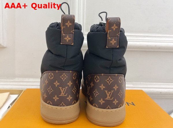 LV Cloud Ankle Boot in Black Nylon and Monogram Canvas 1ADD4Q Replica