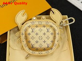 LV Crab Bag Charm in Gold Replica