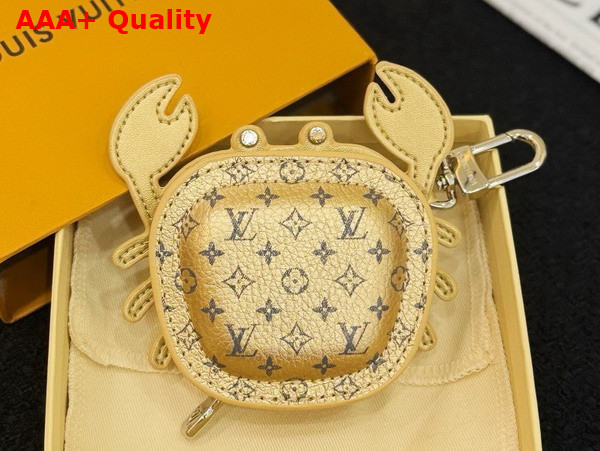 LV Crab Bag Charm in Gold Replica