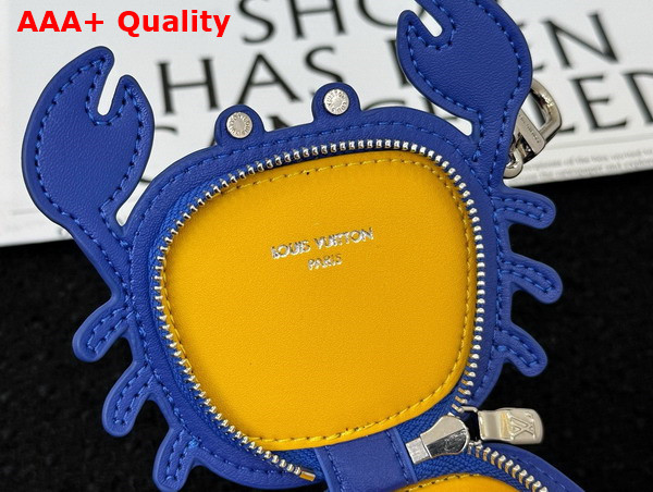 LV Crab Bag Charm in Indigo Blue M02217 Replica
