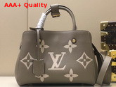LV Crafty Montaigne BB Handbag in khaki Monogram Empreinte Cowhide Leather Replica