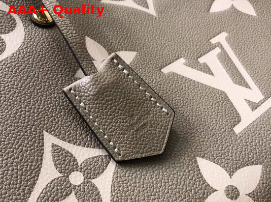 LV Crafty Montaigne MM Handbag in Khaki Monogram Empreinte Cowhide Leather Replica