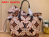 LV Crafty Neverfull MM Caramel and Cream M56584 Replica
