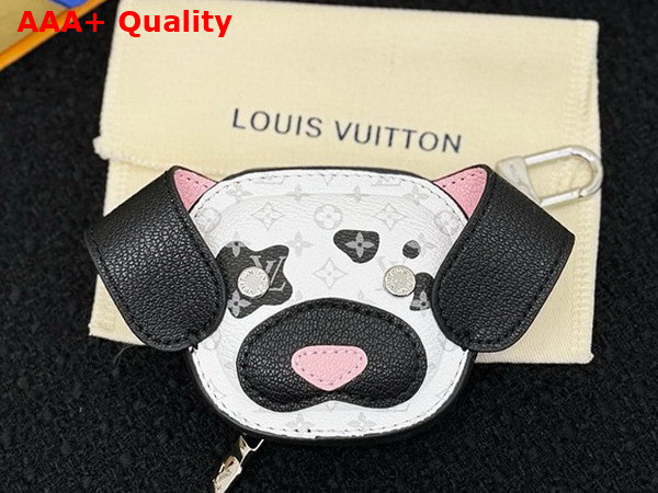 LV Dog Bag Charm White Leather and Canvas M02273 Replica