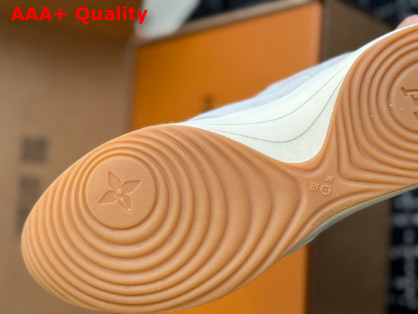 LV Drop 300 Sneaker in Beige Nylon and Suede Calf Leather 1AKP36 Replica