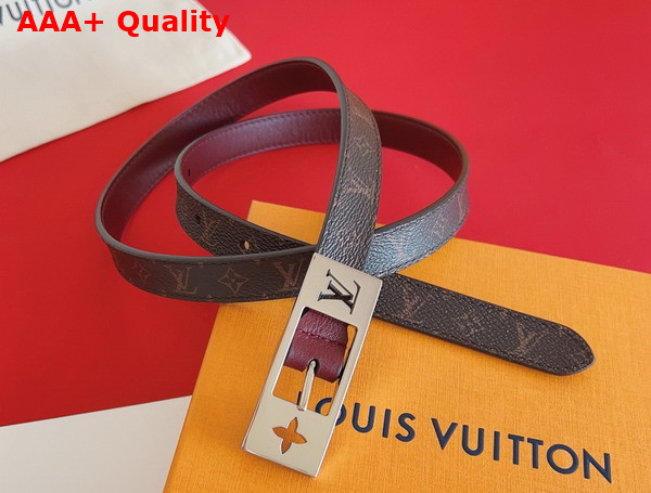 LV Duo 18mm Reversible Belt Monogram Canvas and Leather Replica