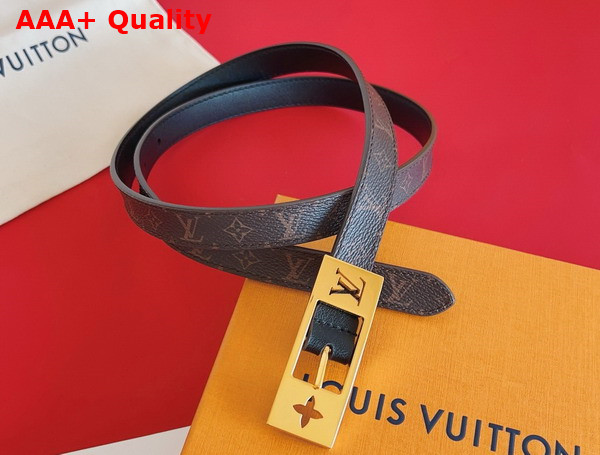 LV Duo 18mm Reversible Belt Monogram Canvas and Leather Replica