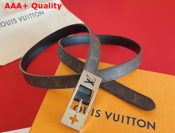 LV Duo 18mm Reversible Belt Monogram Canvas and Leather Replica