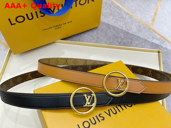 LV Eclispe 20mm Reversible Belt Monogram M0595V Replica