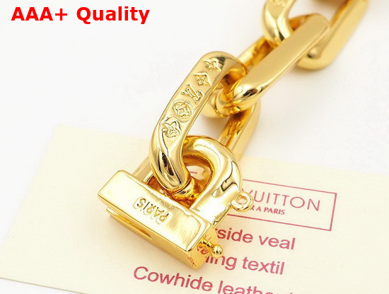 LV Edge Bracelet MM Gold Color Hardware MP3008 Replica