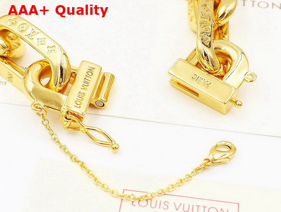 LV Edge Bracelet MM Gold Color Hardware MP3008 Replica