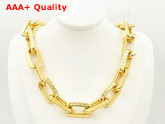 LV Edge Necklace MM Gold Color Hardware MP3003 Replica