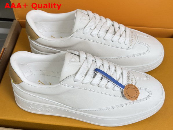 LV Flash Sneaker in White Plain Calf Leather 1AJA24 Replica