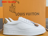 LV Flash Sneaker in White Plain Calf Leather 1AJA24 Replica