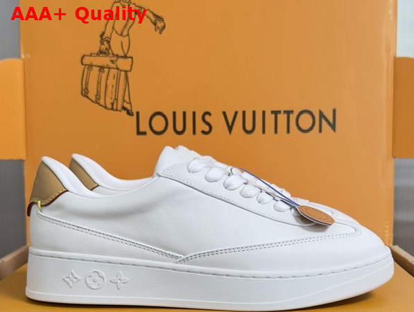 LV Flash Sneaker in White Plain Calf Leather 1AJA24 Replica