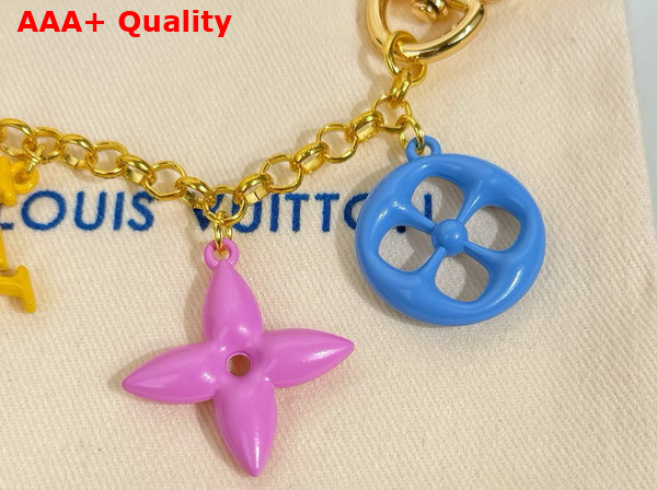 LV Flower Bag Chain in Multicolor Replica
