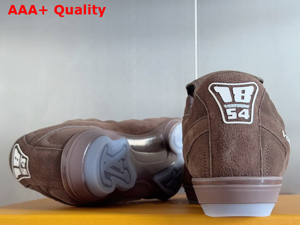 LV Footprint Soccer Brown Suede Calf Leather 1AHUT8 Replica