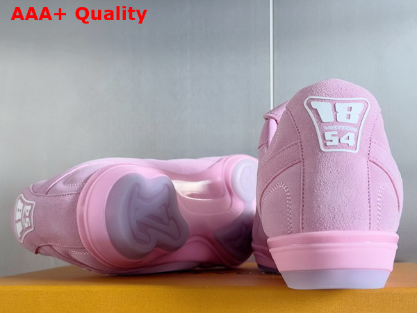 LV Footprint Soccer Pink Suede Calf Leather 1AHUSQ Replica