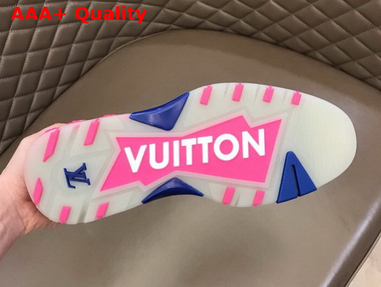 LV Fusion Derby White Glazed Calf Leather 1A8PVF Replica