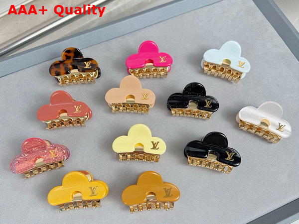 LV Hair Clip in Pink Zamak M03028 Replica