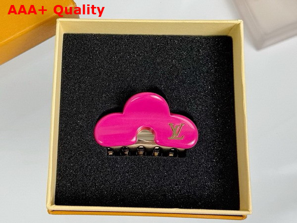 LV Hair Clip in Pink Zamak M03028 Replica