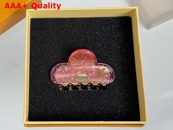 LV Hair Clip in Pink Zamak M03028 Replica