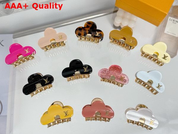 LV Hair Clip in Pink Zamak M03028 Replica