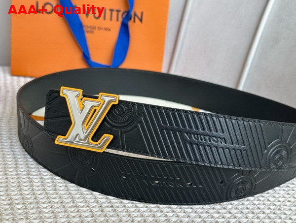 LV Imprint 40mm Reversible Belt in Black Leather M8352U Replica