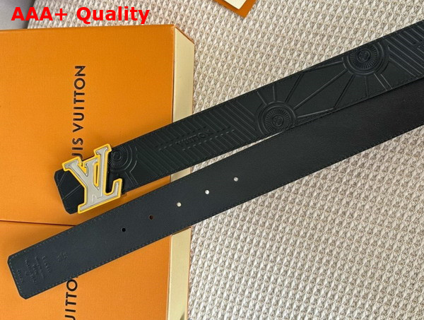 LV Imprint 40mm Reversible Belt in Black Leather M8352U Replica
