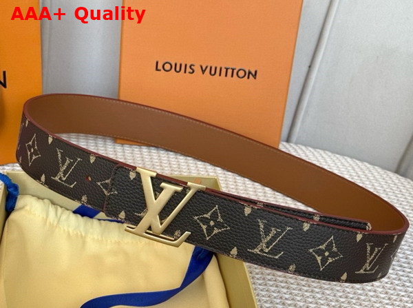 LV Initiales 40mm Reversible Belt in Brown Taurillon Leather M8547V Replica