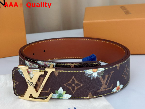 LV Initiales Monogram Flower 40mm Reversible Belt M4637V Replica