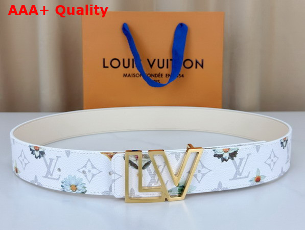 LV Initiales Monogram Flower 40mm Reversible Belt M4637V Replica
