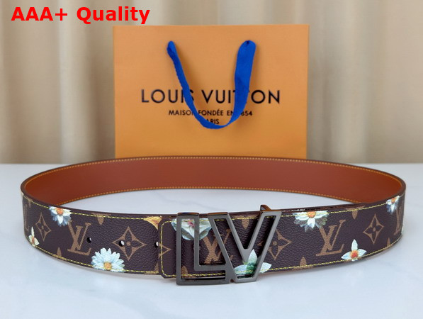 LV Initiales Monogram Flower 40mm Reversible Belt M4637V Replica
