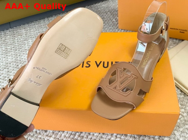 LV Isola Sandal in Cognac Calf Leather 1ACIP0 Replica